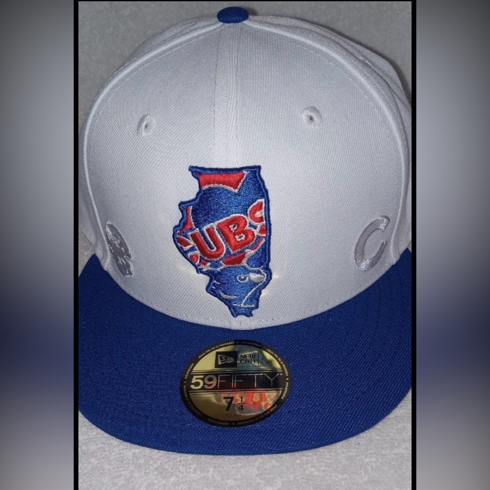 Chicago Cubs New MLB state fitted hat 7 1/4